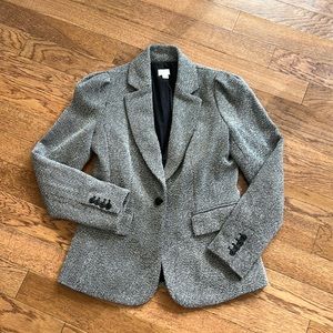 NWOT gray tweed blazer